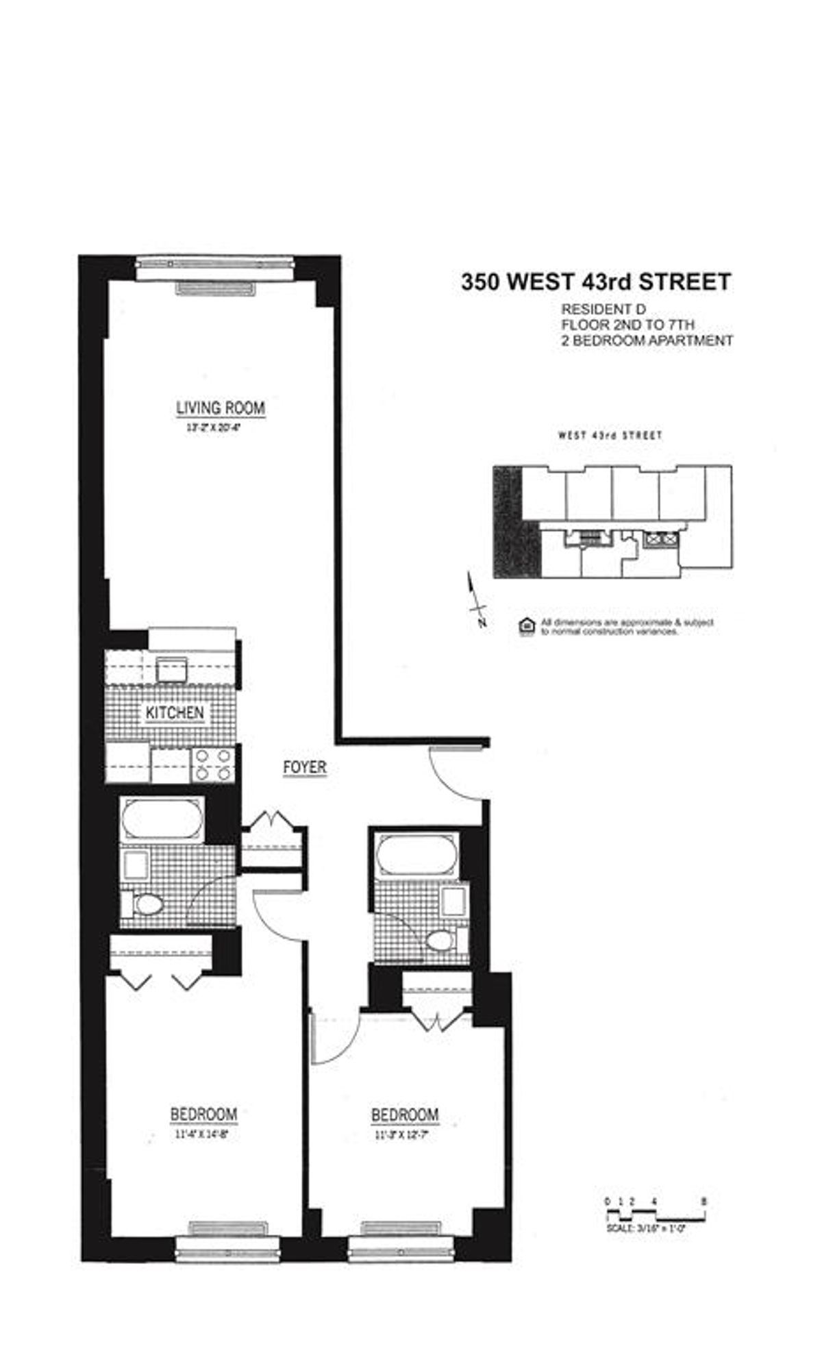 Photo for  Ivy Tower  - 350 WEST 43 STREET Rental Building in x27;s Kitchen, Manhattan