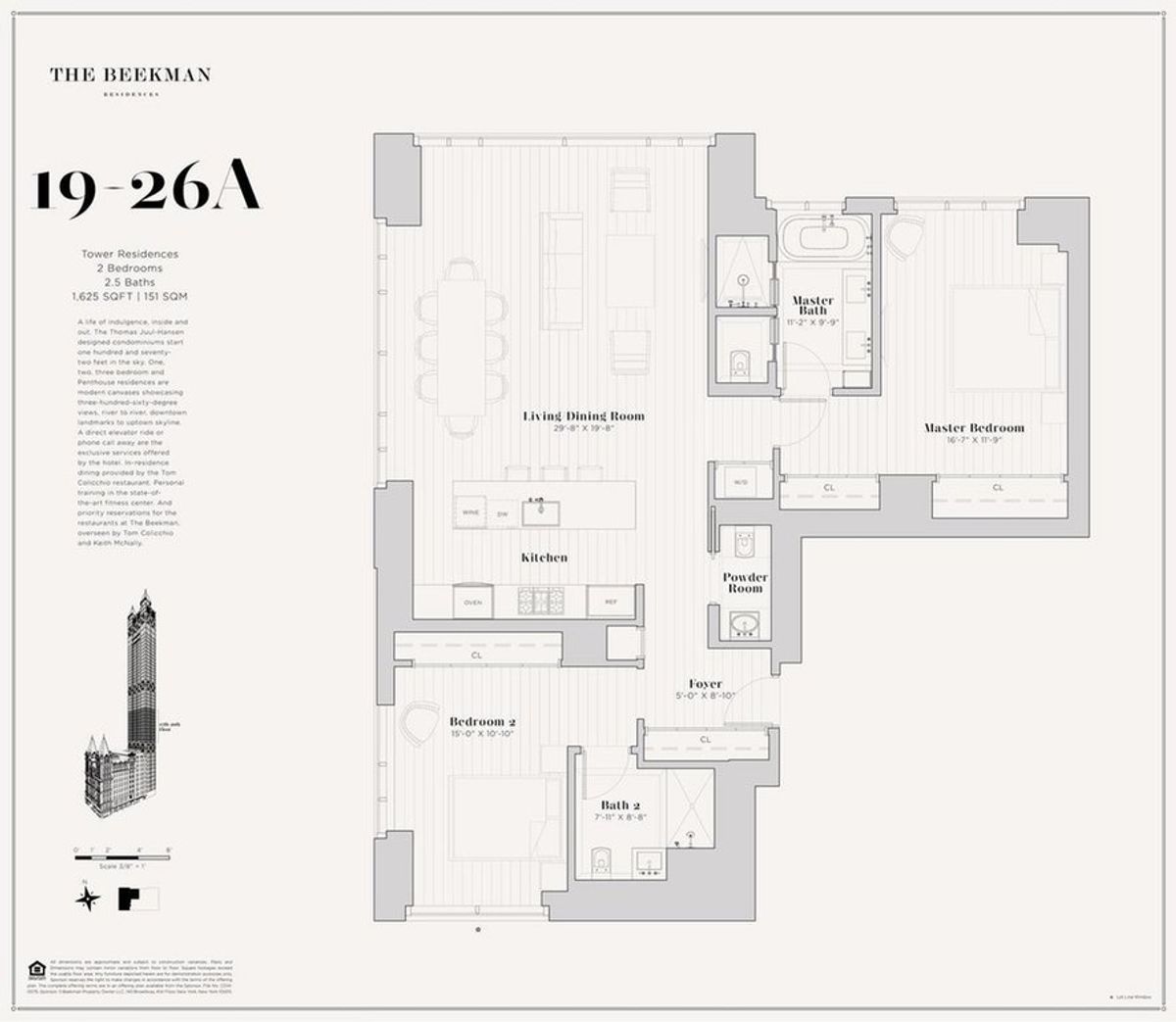 Photo for The Beekman Residences - 5 Beekman Street Condominium in Financial District, Manhattan