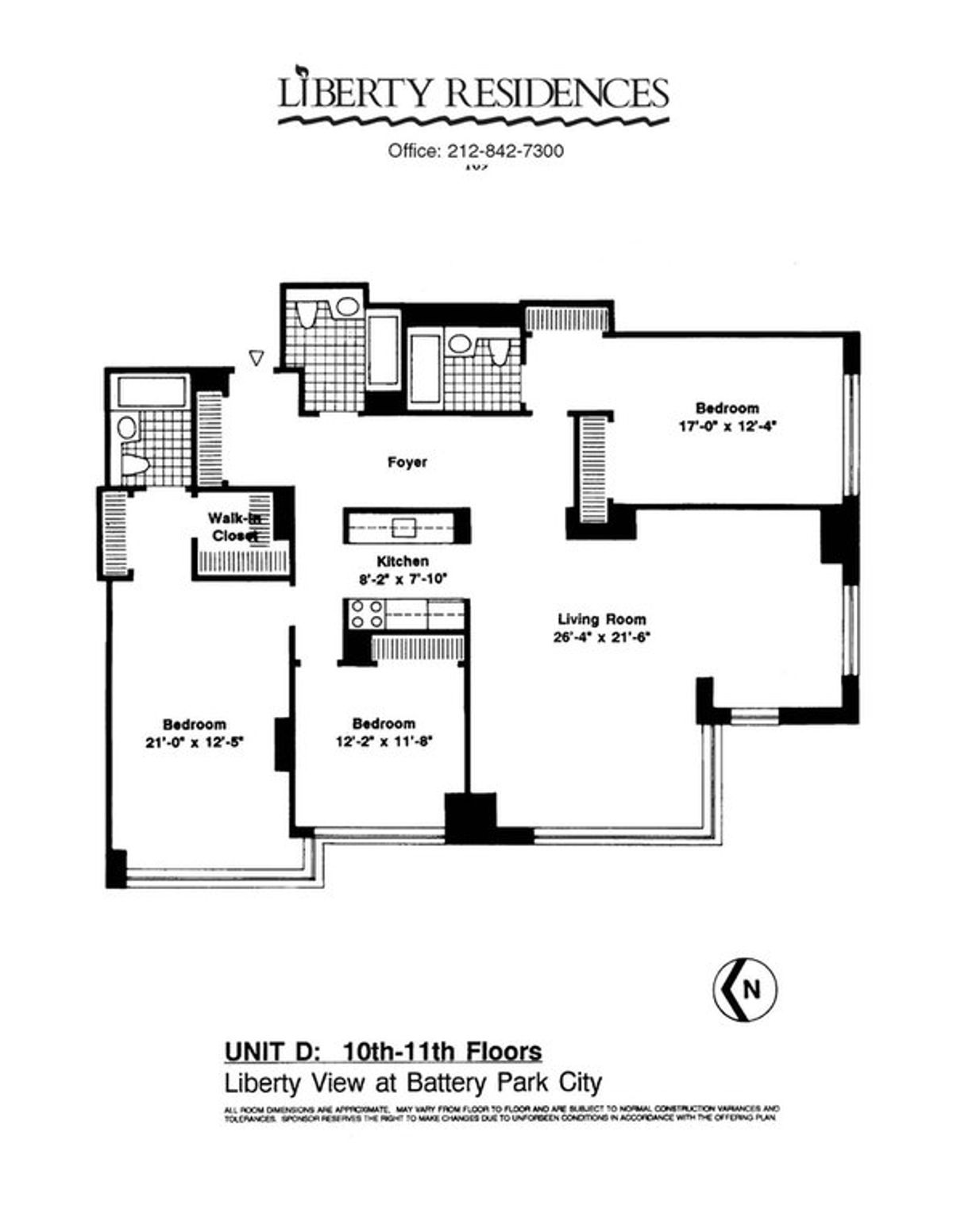 Photo for Liberty View - 99 Battery Place  (Cps1 Cd88-319) Condominium in Battery Park City, Manhattan