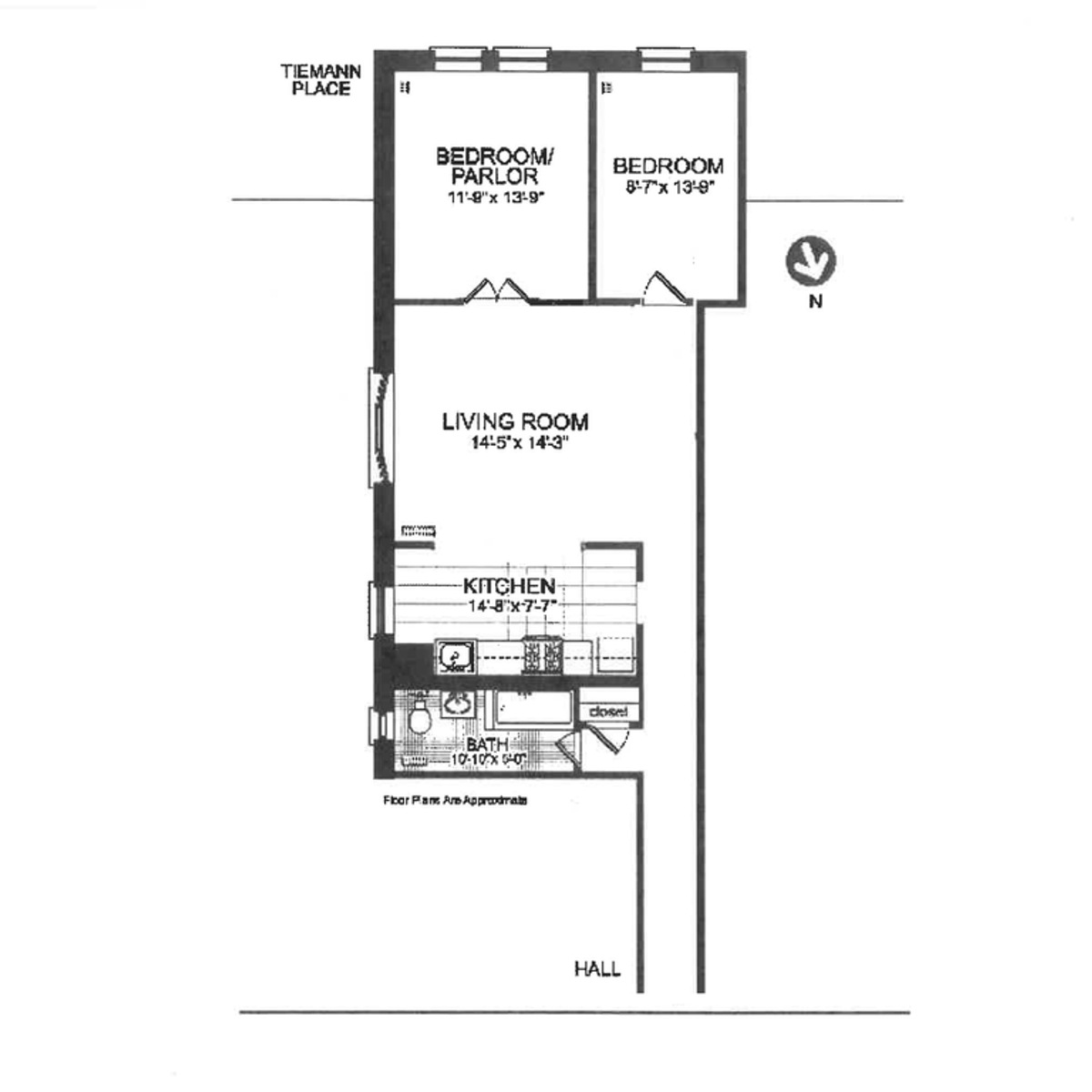 Photo for 55 TIEMANN PLACE - 51 TIEMANN PLACE Cooperative in Morningside Heights, Manhattan