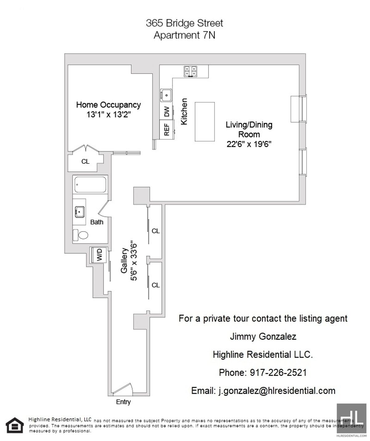 365 Bridge Street 7N Downtown Brooklyn NY 11201