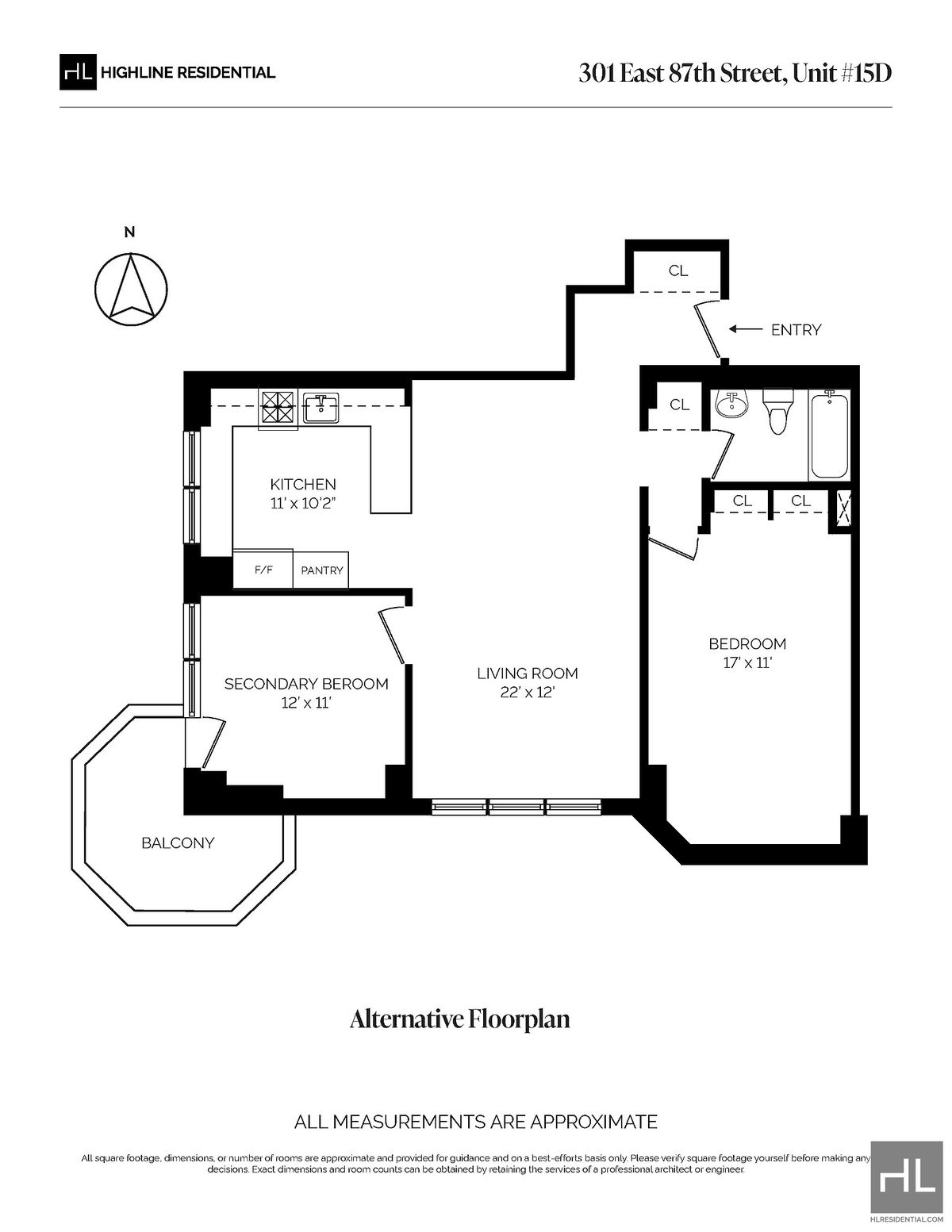 301 East 87th Street 15D Upper East Side New York NY 10128